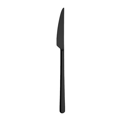 Couteau de table - Tokyo noir 18/10 4 mm