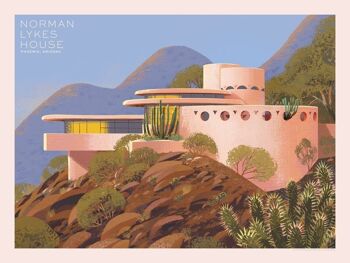 Affiche en édition limitée - Norman Lykes House - Digigraphie - Plakat 2