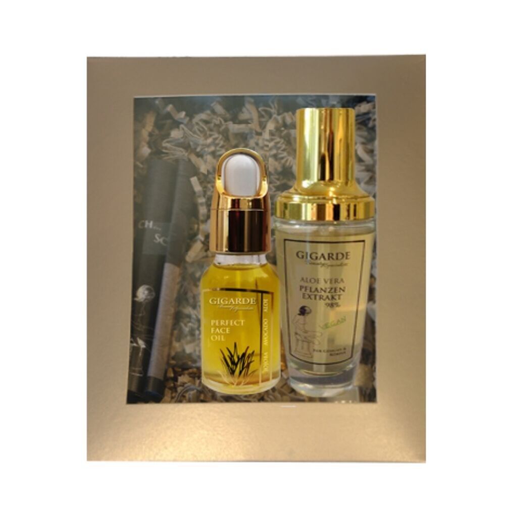 BOX Aloe Vera plant extract 98%, 100 ml + Perfect Face Oil, 15 ml