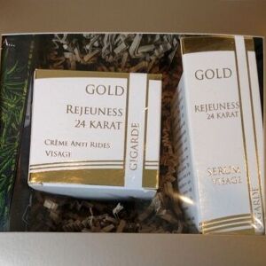 COFFRET REJEUNESS Crème Or 24 Carats (50 ml) + Sérum Visage REJEUNESS Or 24 Carats (30 ml)