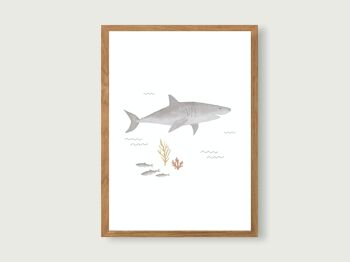 Ensemble d'affiches A4 "Dans la mer" | animaux marins 6