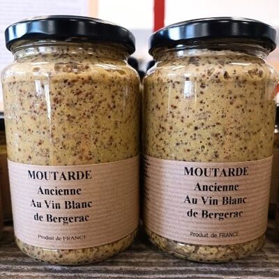 Traditional mustard with Bergerac white wine 350g