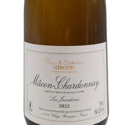 Macon Chardonnay Les Jeandières 2022 Domaine Giroud - BLANCO