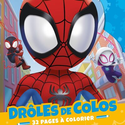 Coloring book - DISNEY - Coloring Spidey and his extraordinary friends - Funny colos MARVEL