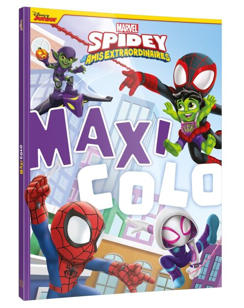 Cahier de coloriages - DISNEY - Coloriage Spidey et ses amis extraordinaires - Maxi Colo