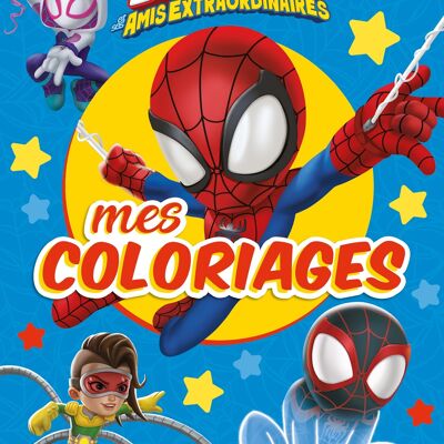 Cahier de coloriages - DISNEY - Coloriage Spidey et ses amis extraordinaires