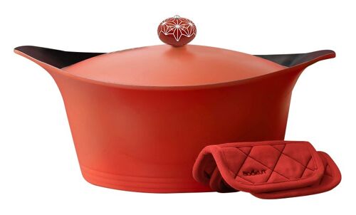 L'INCROYABLE COCOTTE 24 cm - Passion
 Packaging Allemand/Anglais
 Instructions : FR / EN / IT / DE / ES