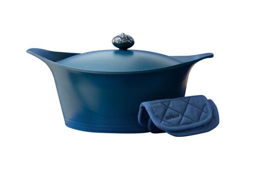 L'INCROYABLE COCOTTE COOKUT 28 CM BLEU MYRTILLE - Innox Deco