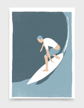 Surf - A3 - Surfeur blanc 1