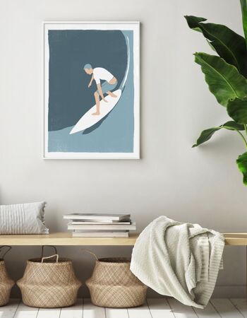 Surf - A3 - Surfeur blanc 4