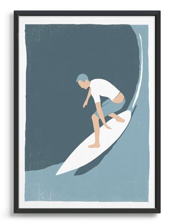 Surf - A4 - Surfeur noir 2