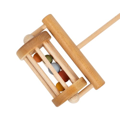Wooden Push Toy Rattle