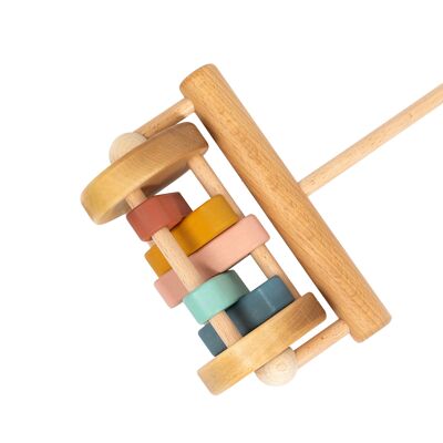 Wooden Push Toy Rattle
