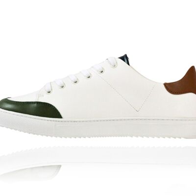 Sahara Green Mix - sneakers made of cactus leather