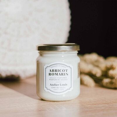 Apricot & Rosemary Scented Candle