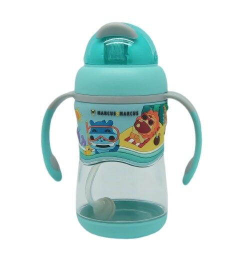 Marcus & Marcus 2-Stage tritan straw bottle – Blue