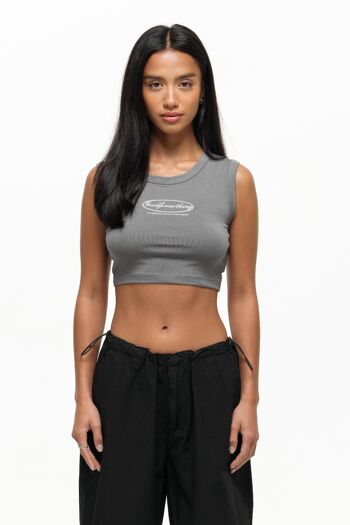 Crop Top Ovale Taupe