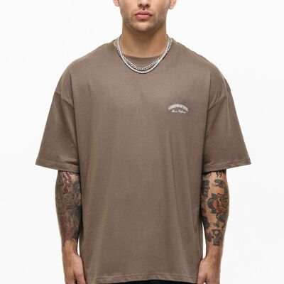 T-shirt oversize Heritage Taupe