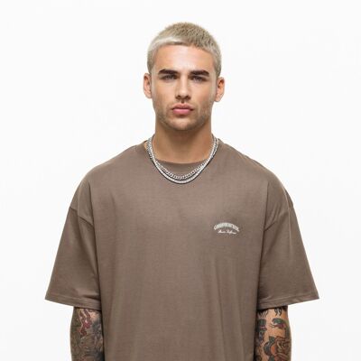T-shirt oversize Heritage Taupe