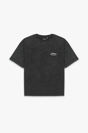 T-shirt oversize noir délavé Héritage 3