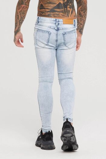 Jean skinny bleu acide Thrasher 3