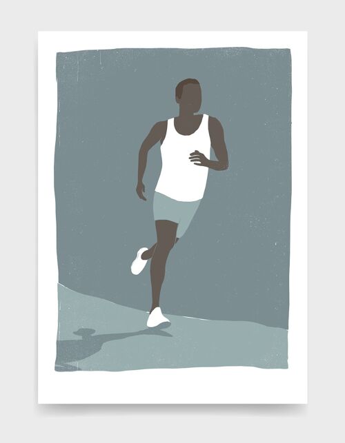 Runner - A3 - Black runner