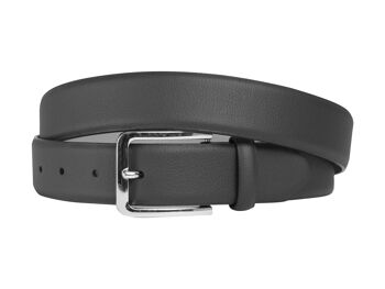 Ceinture Vouroc - Noir - ceintures en cuir de cactus 1