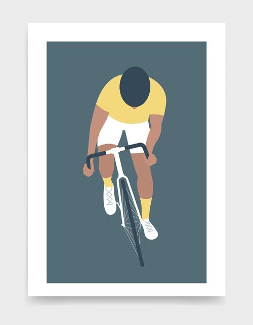 Cyclist - A3 - Yellow