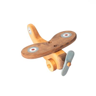 avión de juguete de madera