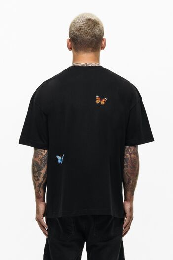 T-shirt oversize papillon Breakout noir 2