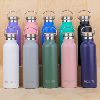 Montii Co Bouteille Thermos Originale - Acier Inoxydable - 600ml - Cerise 2