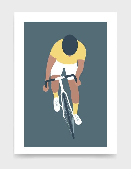 Cyclist - A5 - Yellow