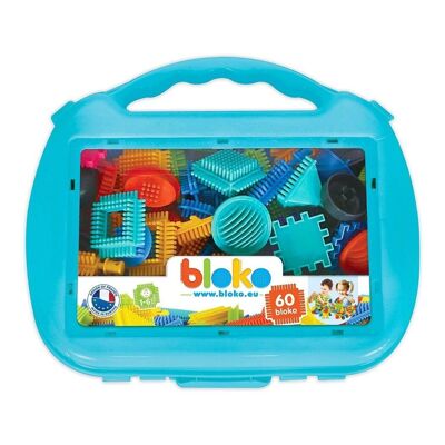 My first suitcase – Storage of 60 BIOko – 1st age toys - From 12 months – 503590
