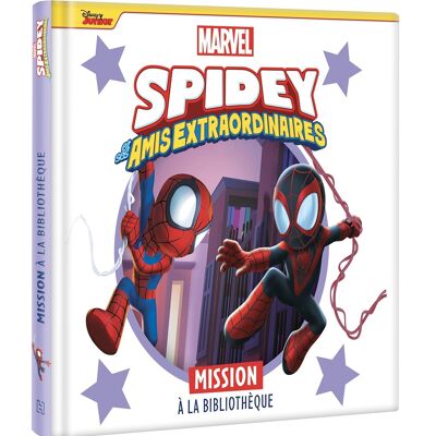BOOK - DISNEY - Spidey and his extraordinary friends - Mission to the library - MARVEL