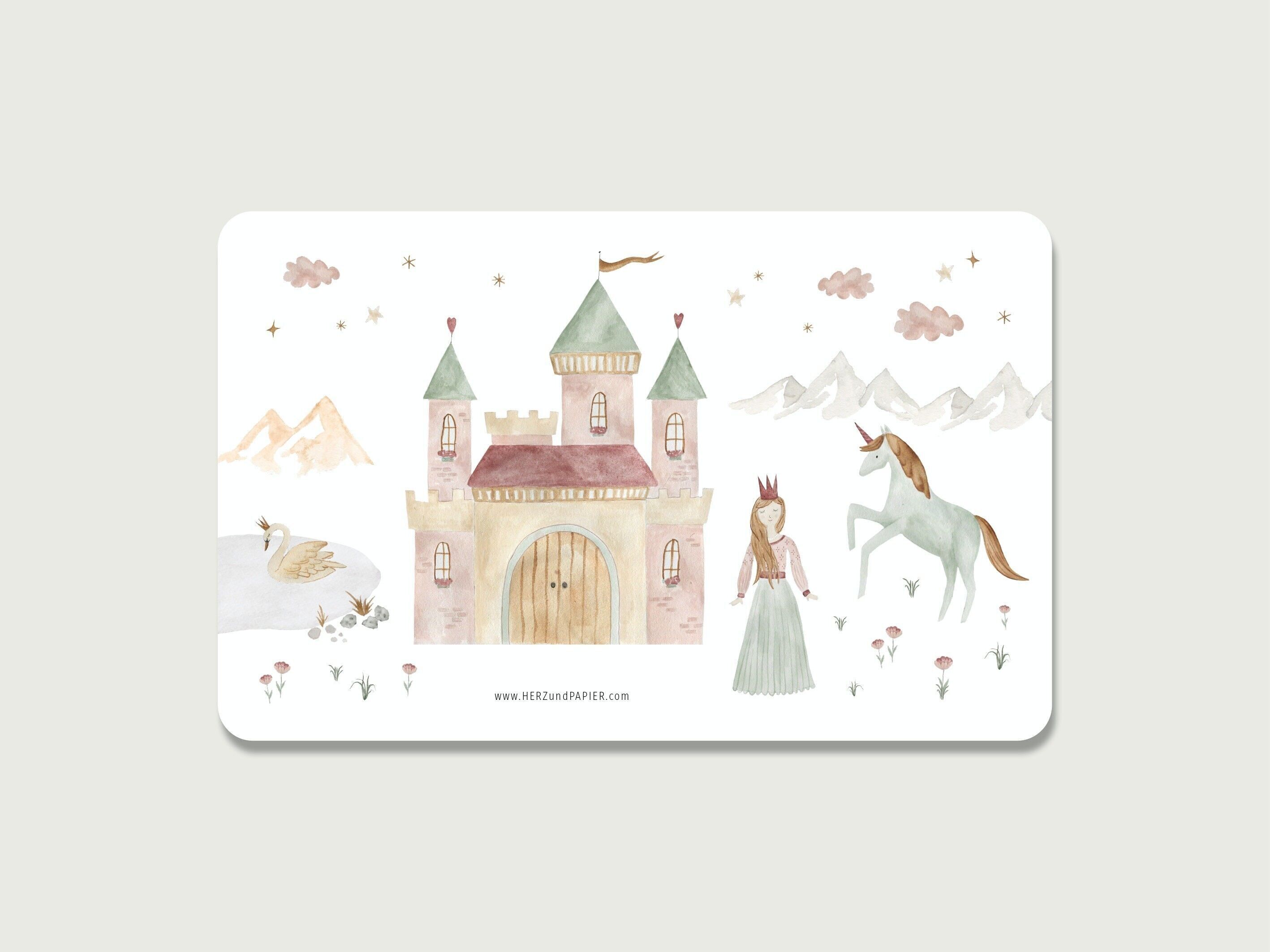 Tabla de Meriendas "Princesa"