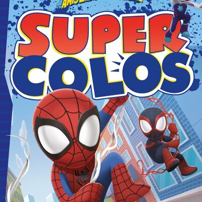 Libro para colorear - DISNEY - Spidey y sus extraordinarios amigos - SUPER COLOS MARVEIL