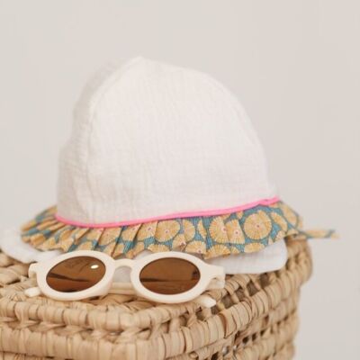 Baby hat Yoko-White 1/3 months