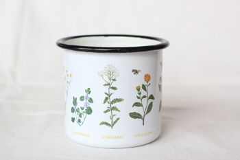 Mug émaillé "herbes médicinales" | Mug émaillé Botanique 3