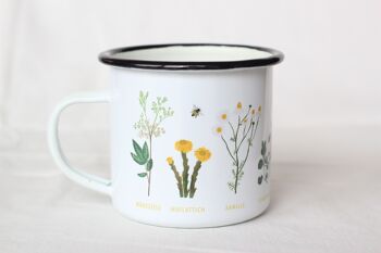 Mug émaillé "herbes médicinales" | Mug émaillé Botanique 4