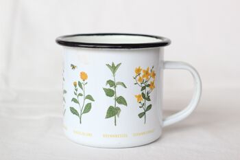 Mug émaillé "herbes médicinales" | Mug émaillé Botanique 6