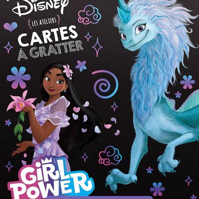 Cartes à gratter - DISNEY - Les Ateliers Disney - spécial héroïnes girl power