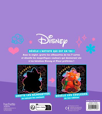 Cartes à gratter - DISNEY - Les Ateliers Disney - spécial héroïnes girl power 2