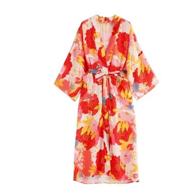 Kimono femme | bohème | vêtements de plage | imprimé floral 5