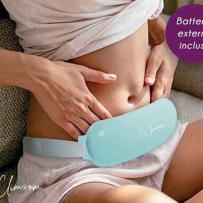CLIMSOM Heizgürtel für Menstruationsbeschwerden – externe Batterie im Lieferumfang enthalten
