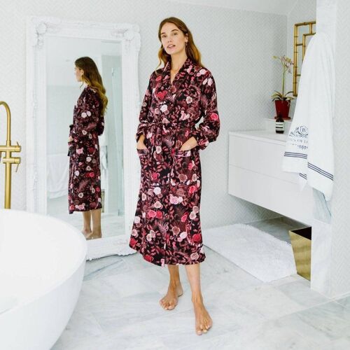 Lightweight Women's Dressing Gown - Bengal Rose