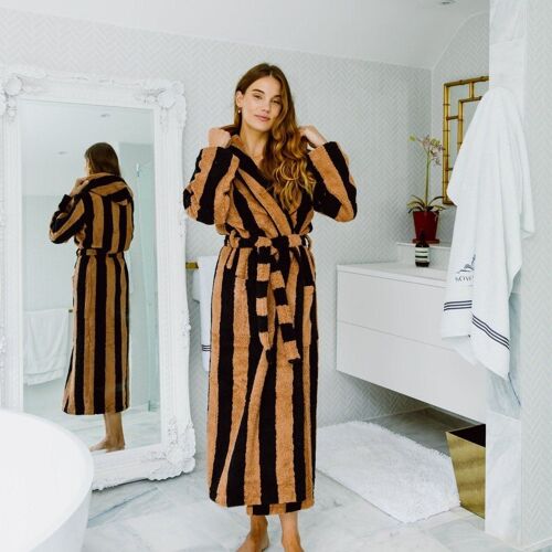 Women's Hooded Extra Long Dressing Gown - Miami