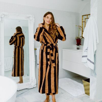Robe de chambre extra longue à capuche pour femme - Miami