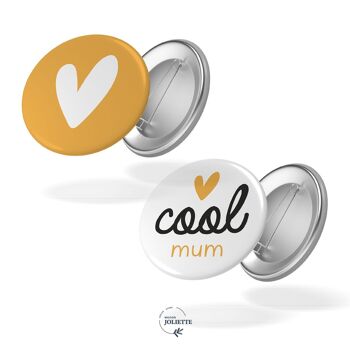 Cool mum - Lot de 2 badges #51 1