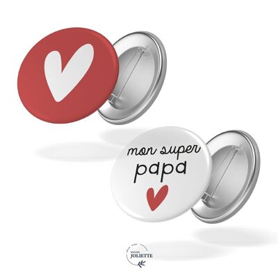 My Super Dad - Juego de 2 chapas #49