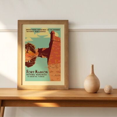Poster - Fort Marion (30x40cm) - Plakat